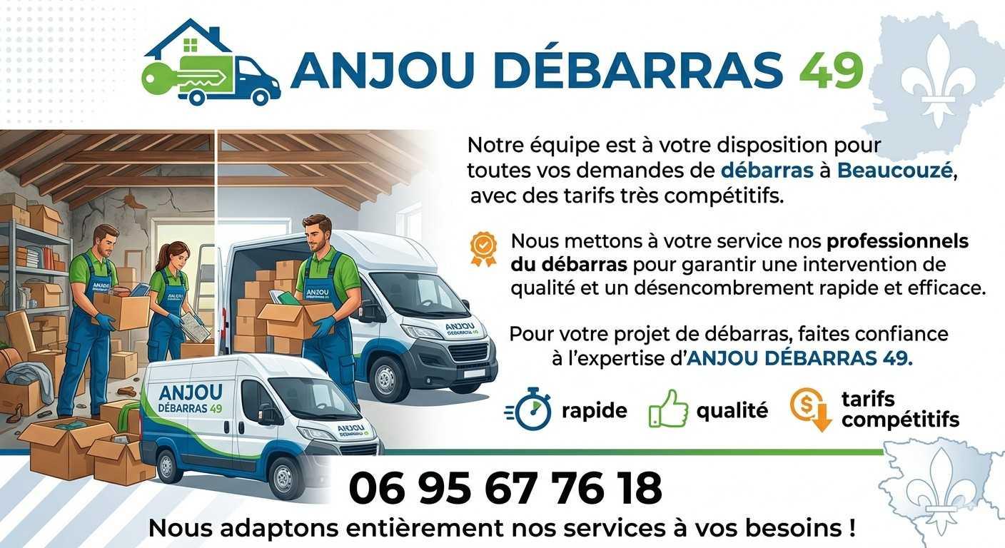 Entreprise Débarras à Beaucouzé | ANJOU DÉBARRAS 49